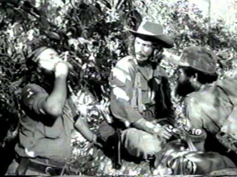 Los guerrilleros en Sierra Maestra